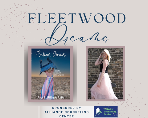 a book cover next to a picture of the author