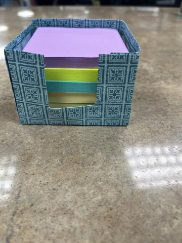 paper sticky note holder