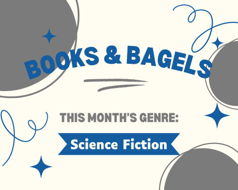 doodles and a science fiction banner
