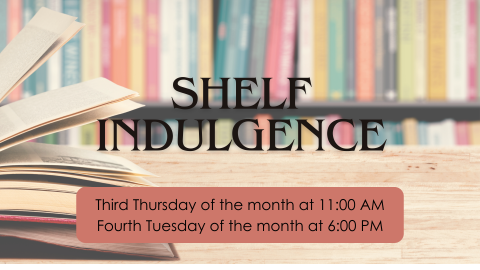 book pages displayed in front of a bookshelf